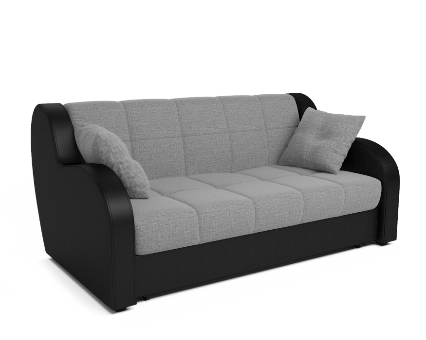 Диваны кровати со спальным местом, Прямой диван Боро, рогожка и экокожа