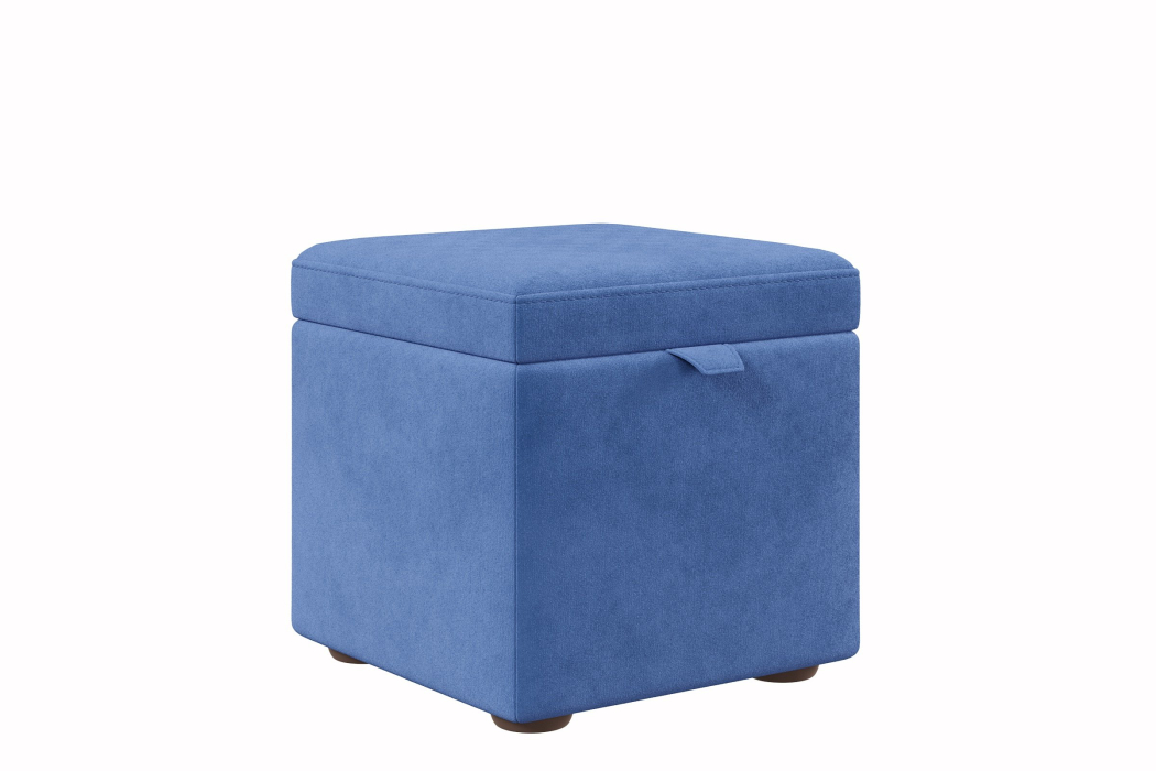 Пуф в прихожую, Пуф 01 мягкий 45*45*45 с подъемным механизмом велюр