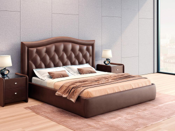 Кровать Грация в базовых тканях, с основанием и с подъемным механизмом, 160х200