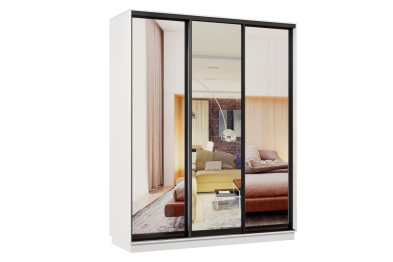 Шкаф-купе Премьер 28 белый