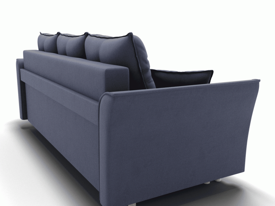 Диваны еврокнижки, Прямой диван Пандора,еврокнижка,велюр