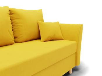 Прямой диван Мелодия,НПБ,еврокнижка,велюр