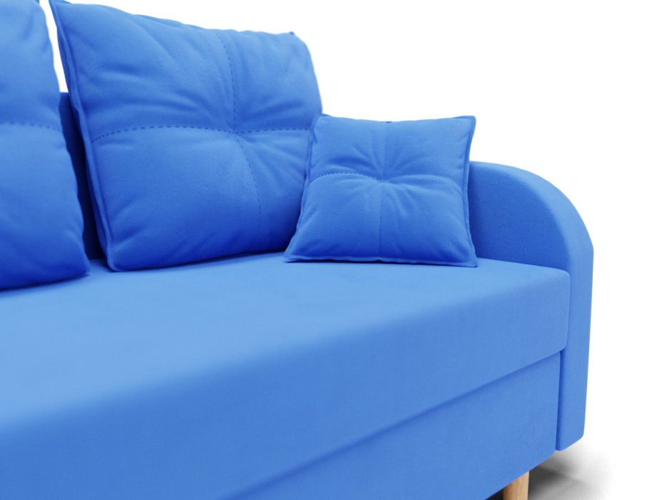 Диваны еврокнижки, Прямой диван Генри,НПБ,еврокнижка,велюр