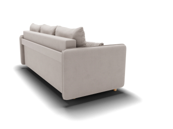 Прямой диван Санти,еврокнижка,велюр