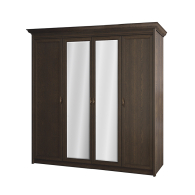 Для одежды, Шкаф для платья и белья Флоренция 657, 4-х дверный, дуб оксфорд