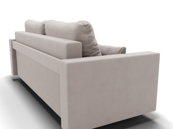 Прямой диван Пульсар,еврокнижка,велюр