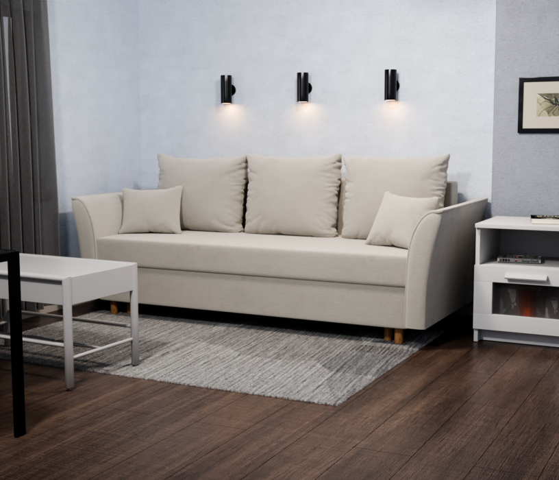 Диваны еврокнижки, Прямой диван Мелодия,еврокнижка,велюр