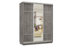 Шкафы-купе 3-х дверные, Шкаф-купе Премьер Лайт 24 (08;11;08) трехдверный