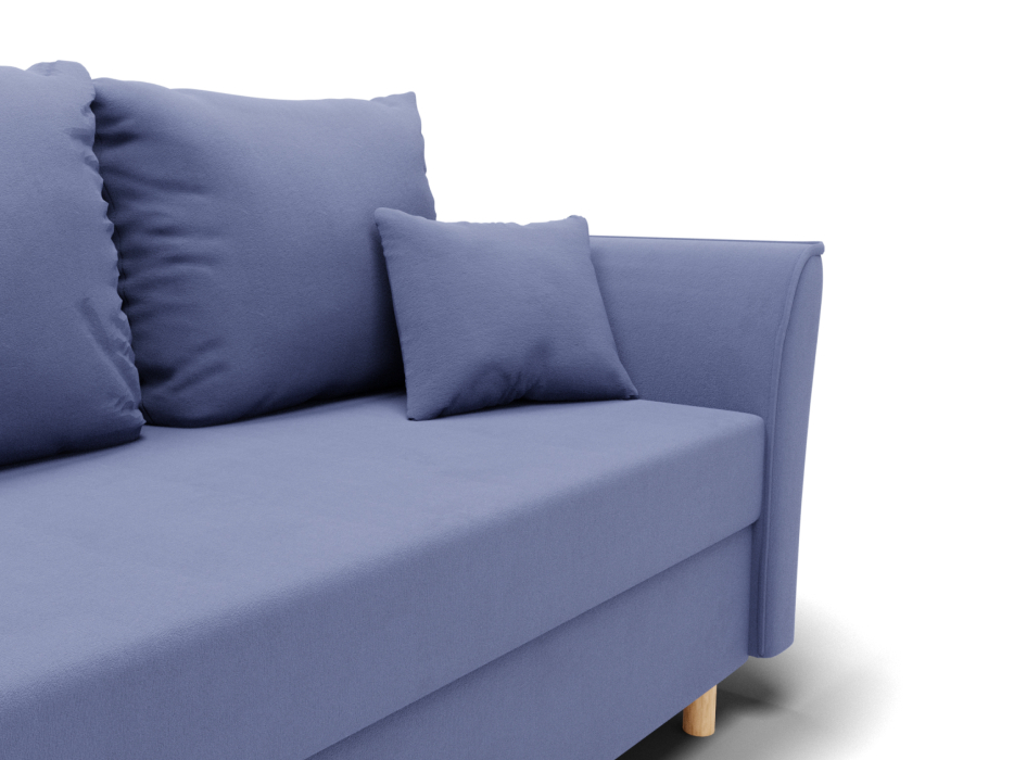 Диваны еврокнижки, Прямой диван Мелодия,НПБ,еврокнижка,велюр