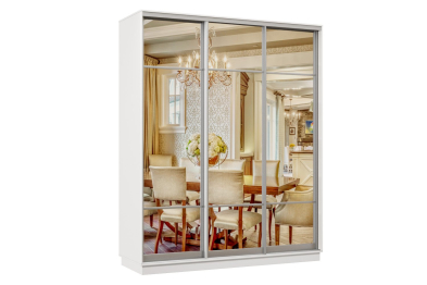 Шкаф-купе Премьер Лайт 44 (11;11;11) трехдверный