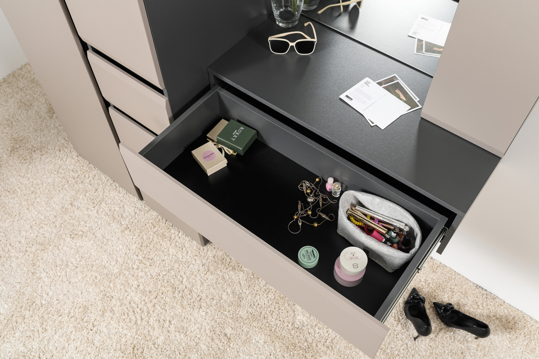 Тумбы, Тумба подвесная Сидней 16.156, антрацит, веллюто капучино