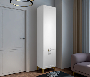 Комплект для гостиной с пеналами Ассоль, Белый