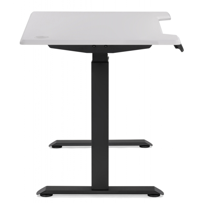 Прямые компьютерные столы, Компьютерный стол Маркос с механизмом подъема 120х75х75, черный