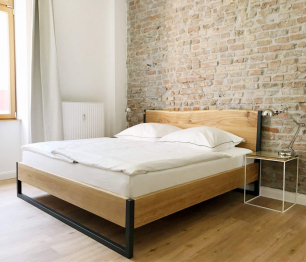 Кровать в стиле лофт Ардено 0.9