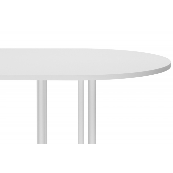 Обеденные столы, Стол Хьюго О 160 х 90 (белые ноги)