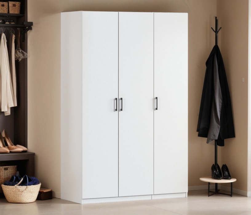 Для одежды, Шкаф трехдверный Макс 1500 мм, вариант №1 (ЛДСП)