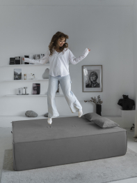 Диван бескаркасный Клайд, велюр