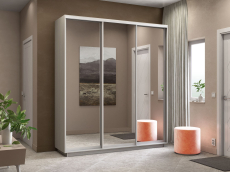 Шкафы-купе 3-х дверные, Шкаф-купе Экспресс Экспенс трио 2400 x 2100 x 450