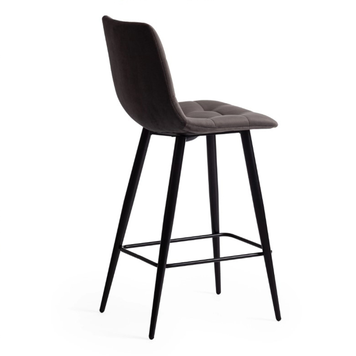 Стулья, Стул полубарный Chilly, темно-серый бархат