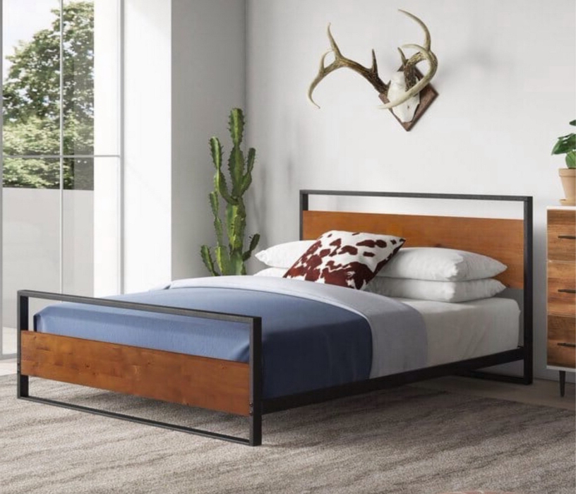 Кровати 140 см, Кровать в стиле лофт Шелби 1.4