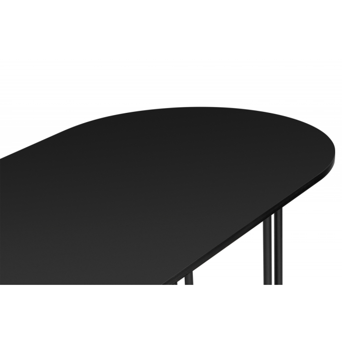 Обеденные столы, Стол Хьюго О 200 х 90 (черные ноги)