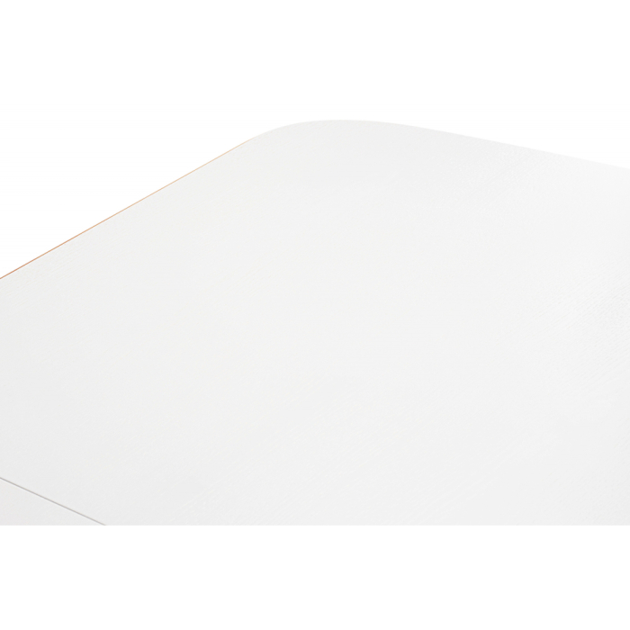 Обеденные столы, Стол деревянный Бевье молочный/золото