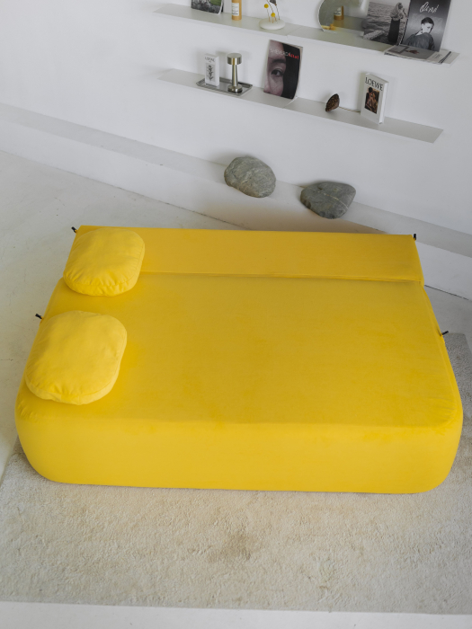 Дизайнерские диваны, Бескаркасный диван Бабл, велюр