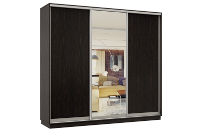 Шкаф-купе Премьер Лайт 60 (02;01;02) трехдверный