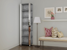 Открытые, Стеллаж модульный Универсальный 35х60х220 Зеркало