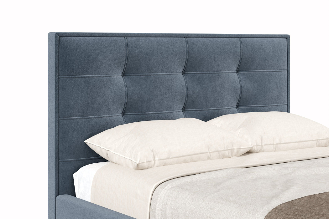 Мягкая кровать, Кровать Римини 1200 с подъёмным механизмом, велюр