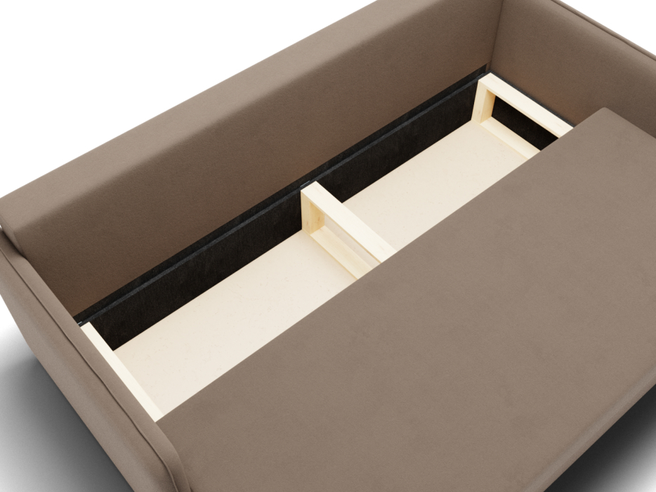 Диваны кровати со спальным местом, Прямой диван Санти,еврокнижка,велюр