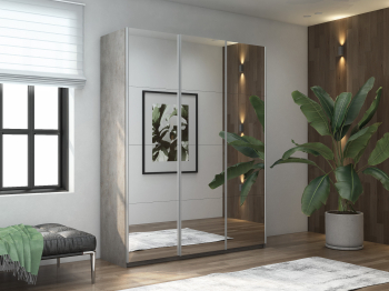 Шкаф-купе Широкий Прайм 3-х дверный Зеркала/Доводчики 240х57х230