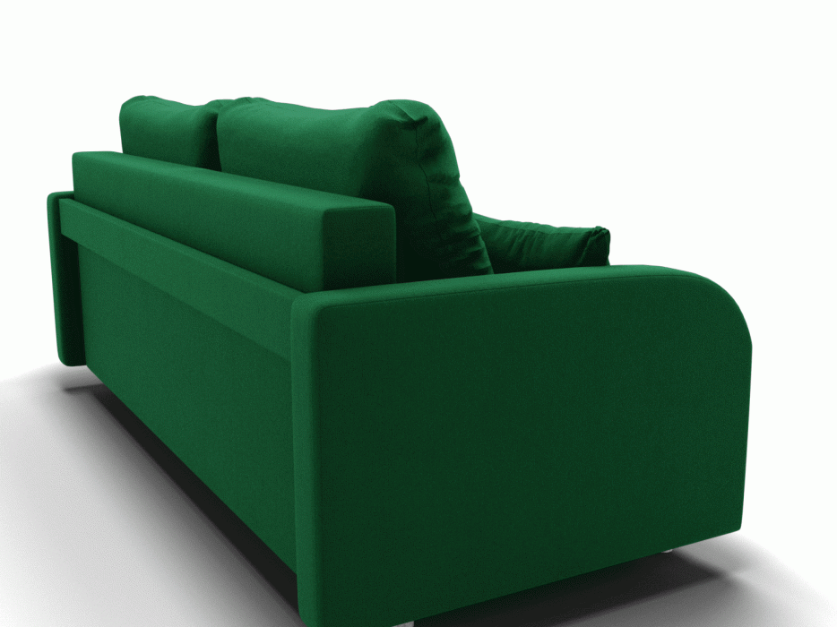 Диваны еврокнижки, Прямой диван Оазис,еврокнижка,велюр