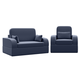 Бескаркасный набор мебели Мико, диван и кресло 