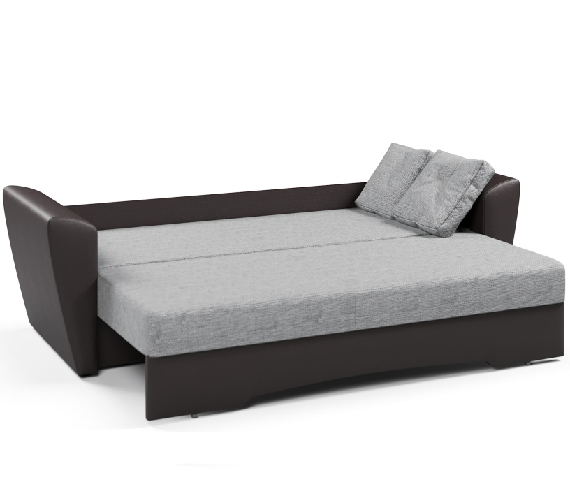 Диваны прямые, Диван-кровать прямой Амстердам еврокнижка,рогожка+экокожа