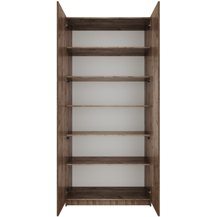 Шкафы двухстворчатые, Шкаф распашной Локер 2-х дверный с полками