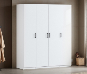 Шкаф четырехдверный Макс 2000 мм, вариант №1 (ЛДСП)