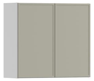 Квадро шкаф навесной 2 дв 80х72 см