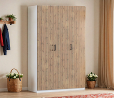 Для одежды, Шкаф трехдверный Макс 1500 мм, вариант №1 (ЛДСП)