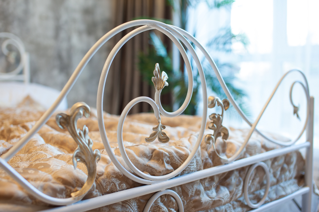 Кованые кровати, Кованая кровать Венеция 1.6 с одной спинкой
