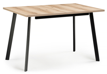 Стол деревянный Колон Лофт 120 25 мм (дуб делано светлый)