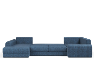 Угловой диван Модерно П-образный, рогожка