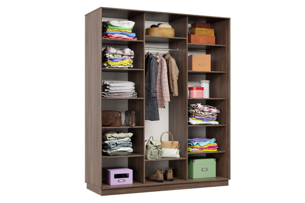 Шкафы-купе, Шкаф-купе Премьер 32 (14;14;14) трёхдверный