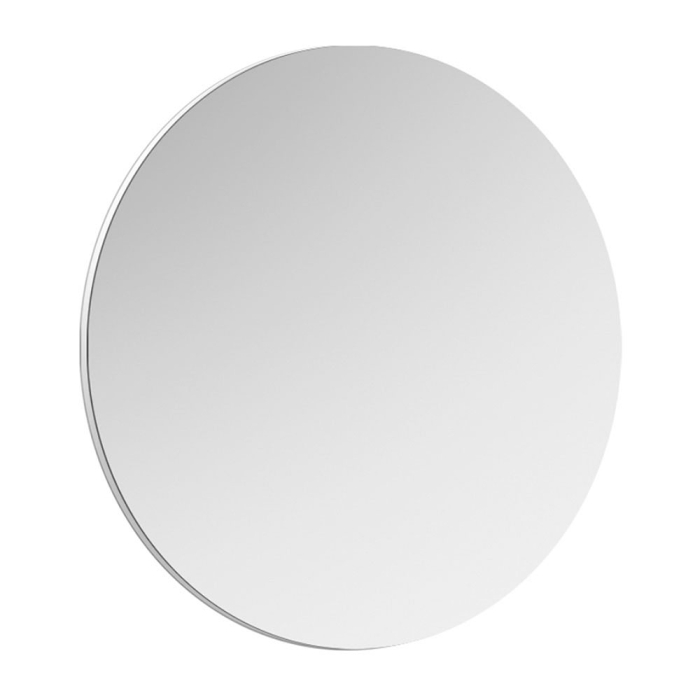 Зеркала в прихожую, Зеркало 818 круглое 80 см в стальном алюминиевом профиле