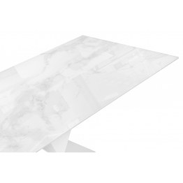 Стеклянный стол Хасселвуд 160(220)х90х77