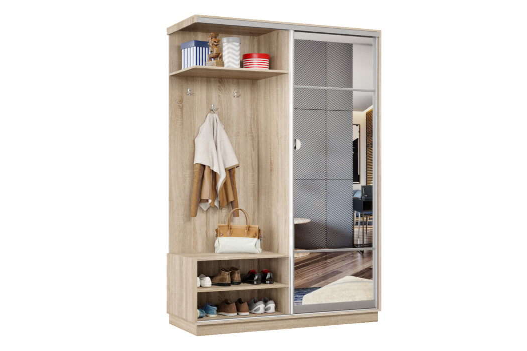 Прихожие, Прихожая Премьер 04 Лайт 11 Левая Мини