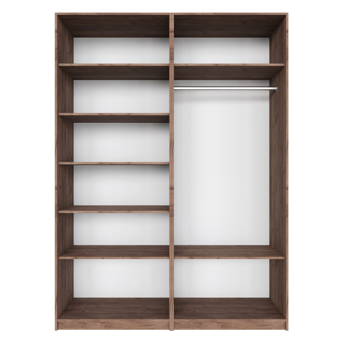 Шкафы распашные, Распашной шкаф Локер 800+800 (Гармошка) с полками слева