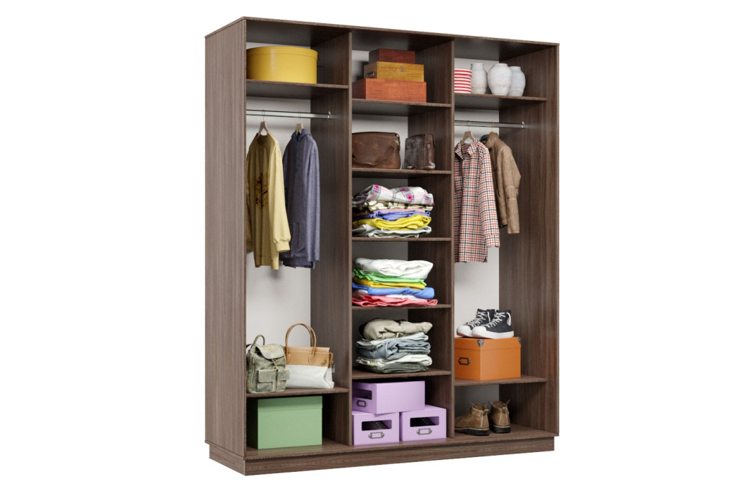 Шкафы-купе, Шкаф-купе Премьер 28 (16;16;16) трёхдверный