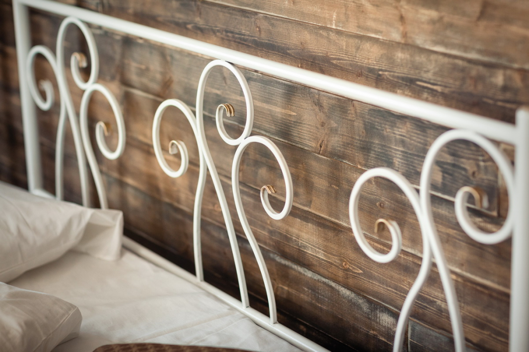 Кованые кровати, Кованая кровать Лацио 1.8 с двумя спинками