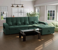 Диваны модульные угловые, Модульный диван Майами-2,микровелюр,антивандальная ткань,венеция
